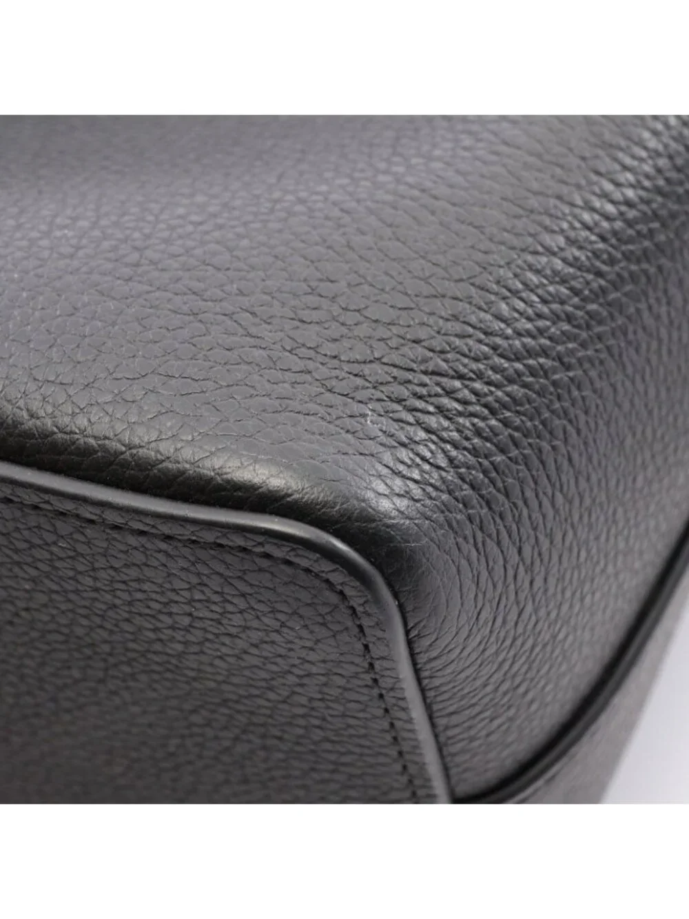 Louis Vuitton Shoulder Bag Nano Lockme Bucket Noir Leather